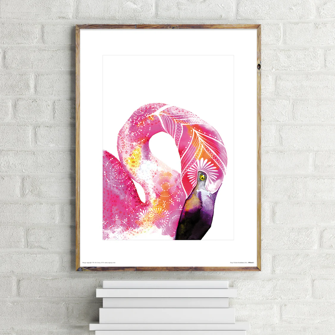 Tropical Flamingo Kunstdruck Sofie Rolfsdotter - Image 2