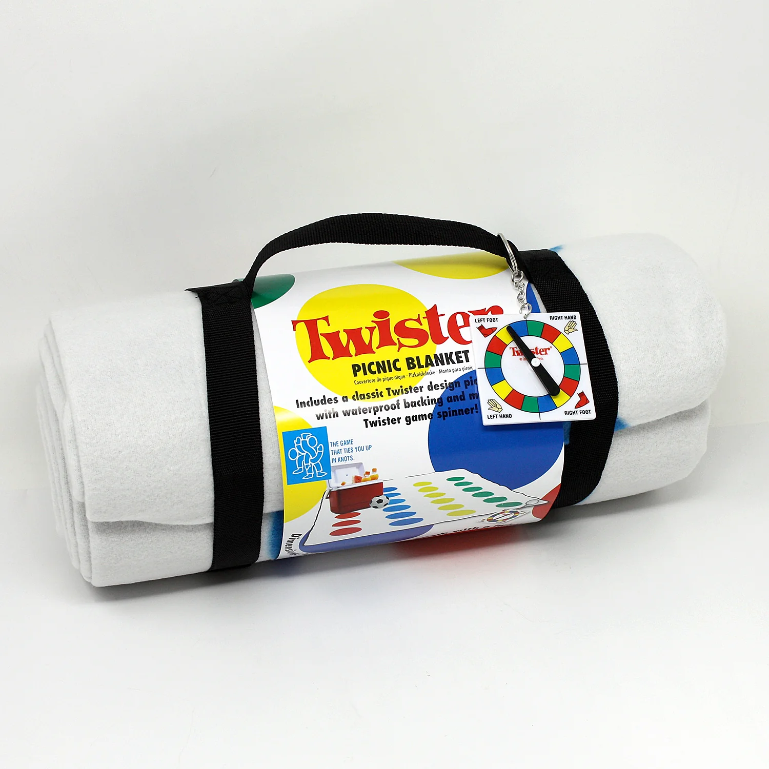 Twister Spieledecke mit Schlüsselanhänger-Drehscheibe, - Image 5