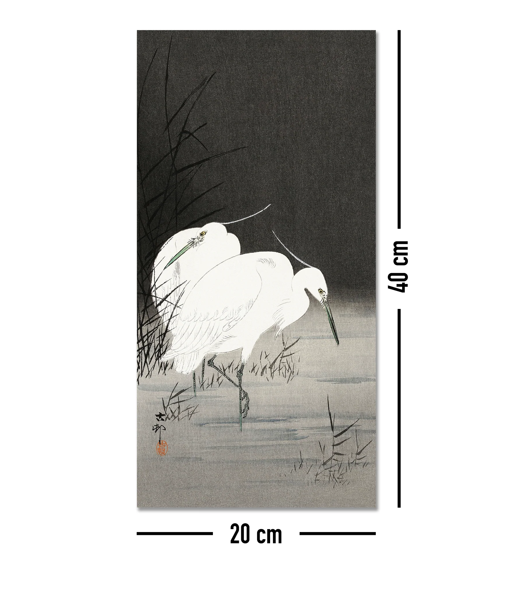 Two Egrets In The Reeds Kunstdruck Ohara Koson - Image 4