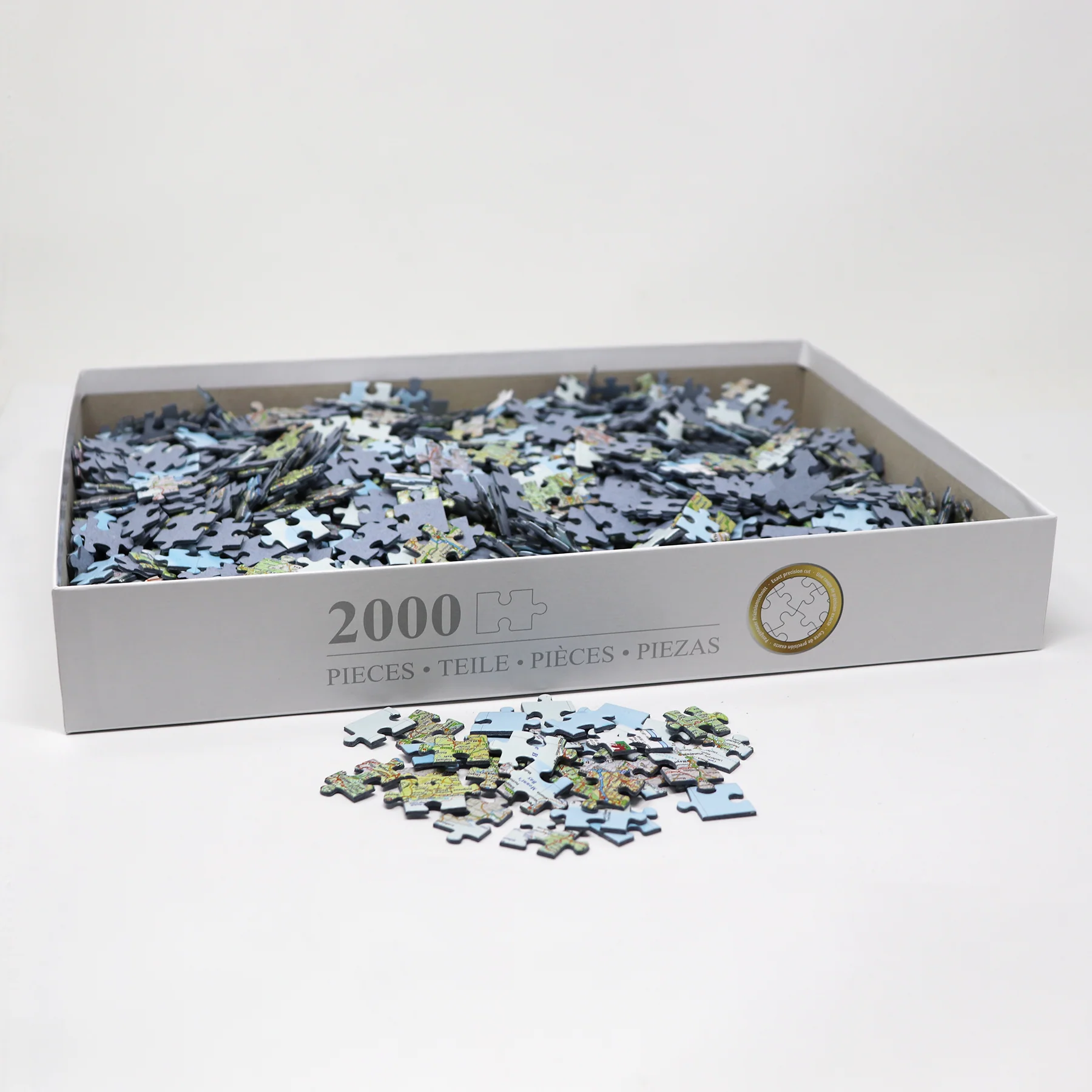 UK Karte Puzzle 2000 Teile MAPS IN MINUTES, Great Britain - Image 5