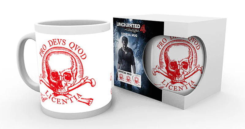Uncharted 4 Tasse Pro Deus Quod Licentia Skull - Image 3