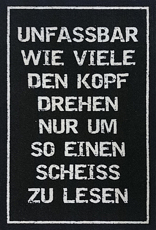 Unfassbar - Kopf drehen Fußmatte - Image 2
