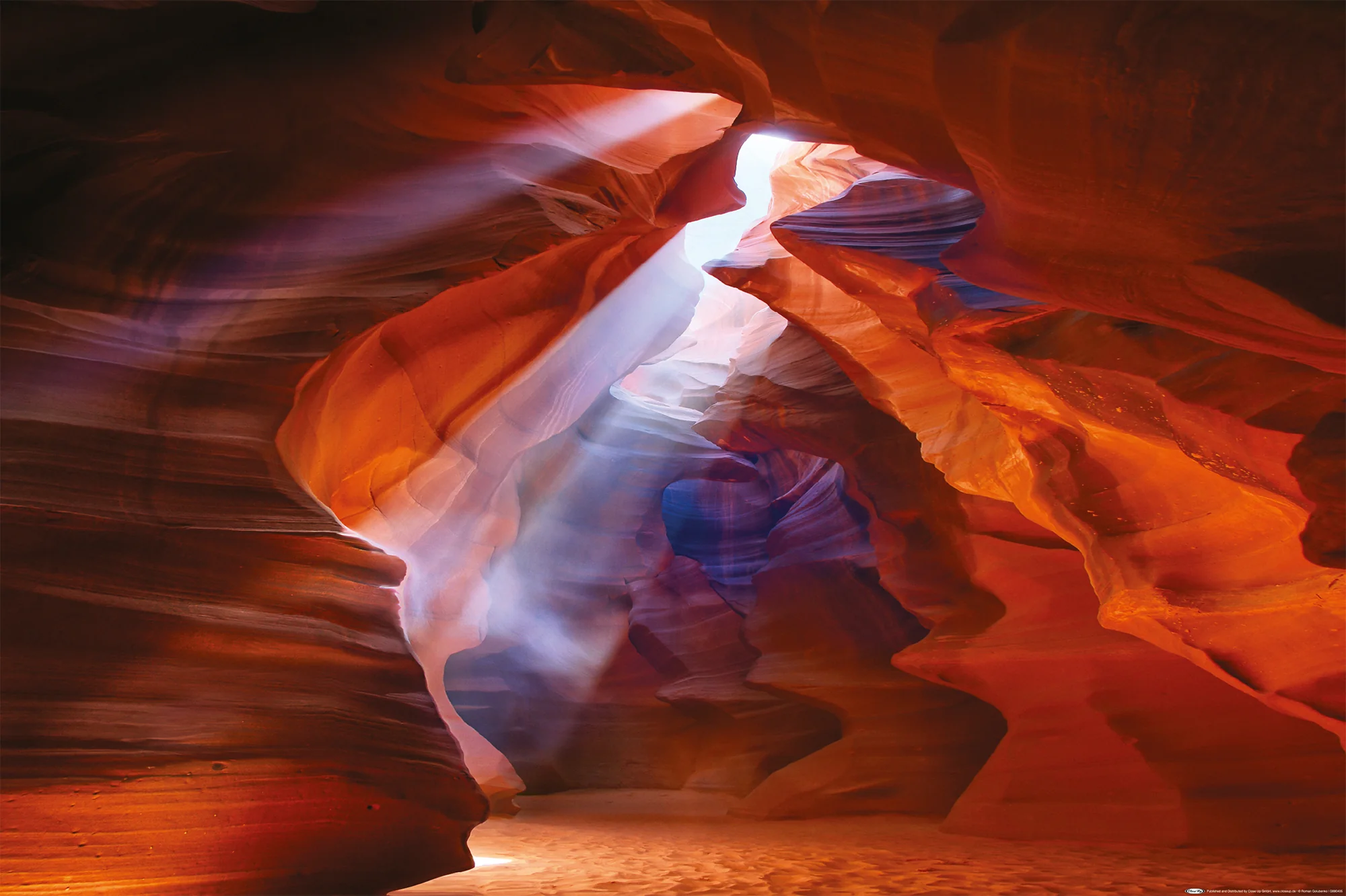 Upper Antelope Canyon Poster Roman Golubenko