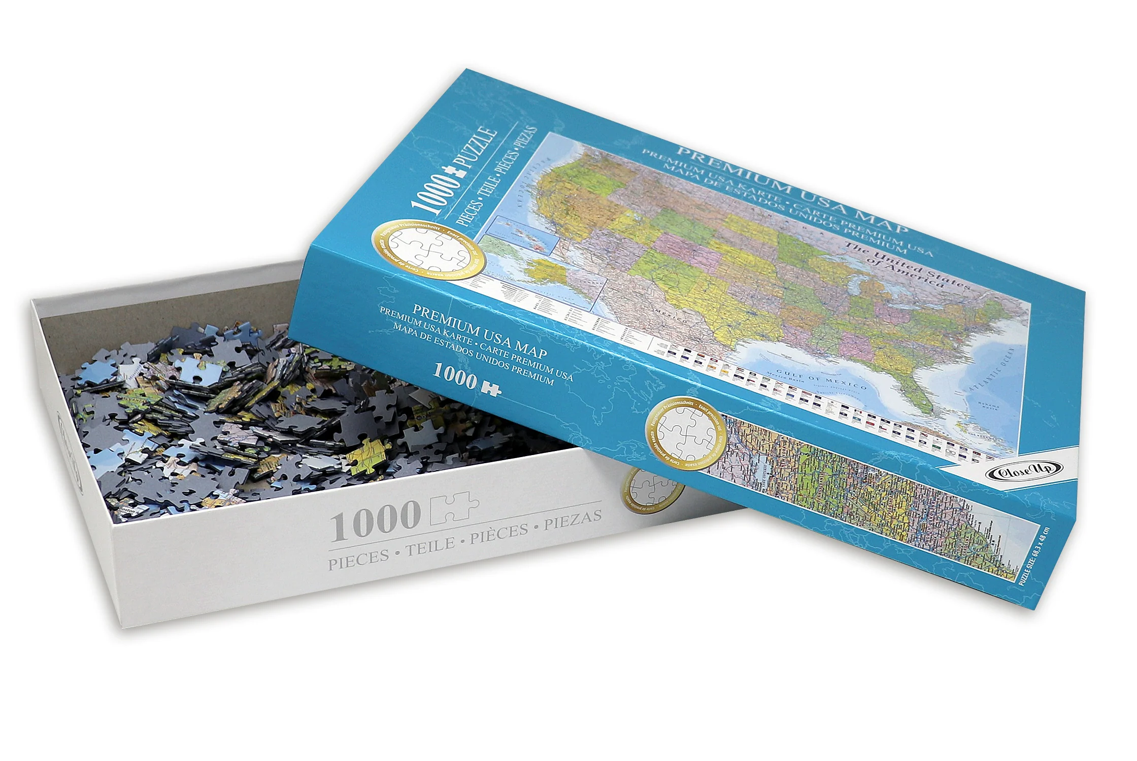 USA Karte Puzzle 1000 Teile MAPS IN MINUTES - Image 4