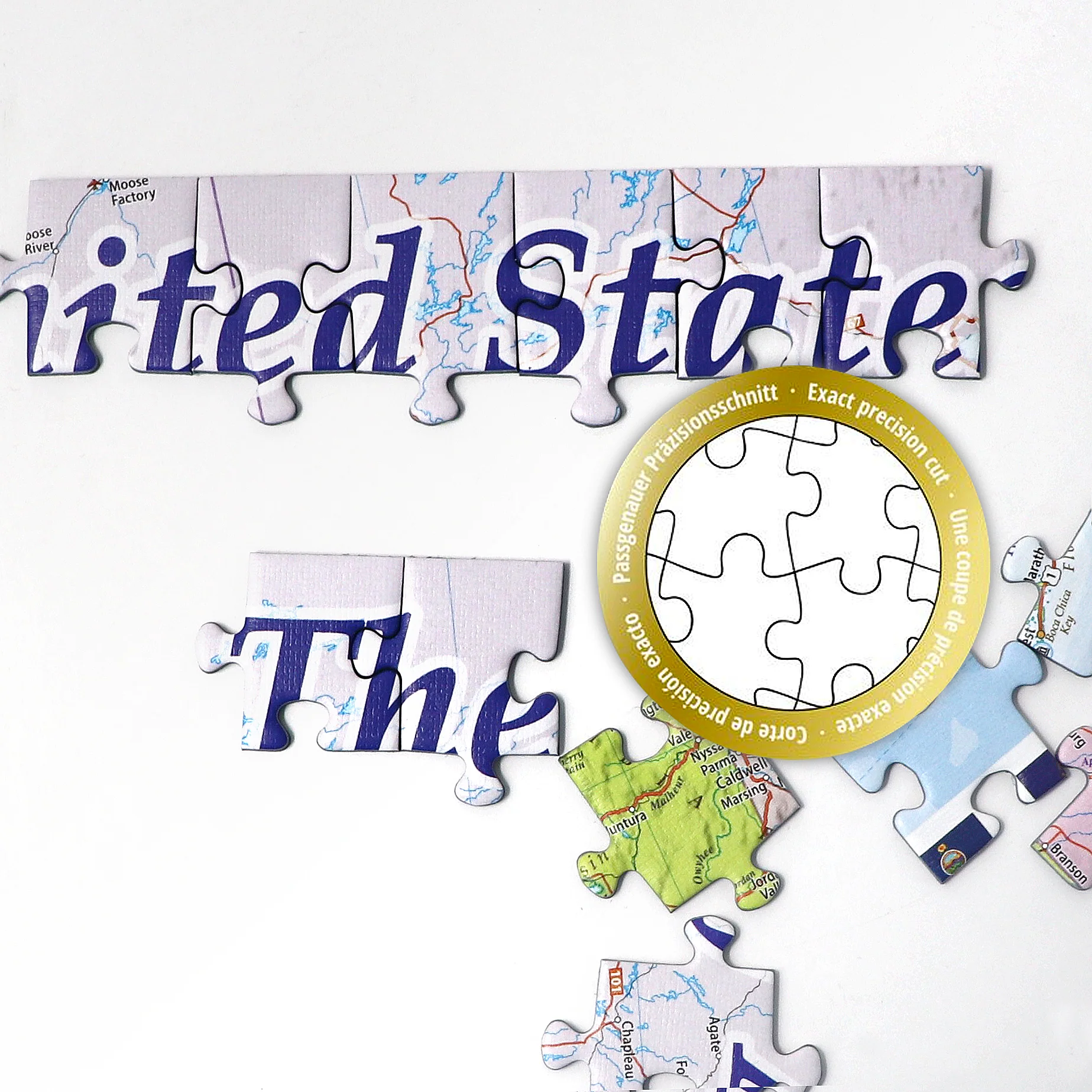 USA Karte Puzzle 1000 Teile MAPS IN MINUTES - Image 7