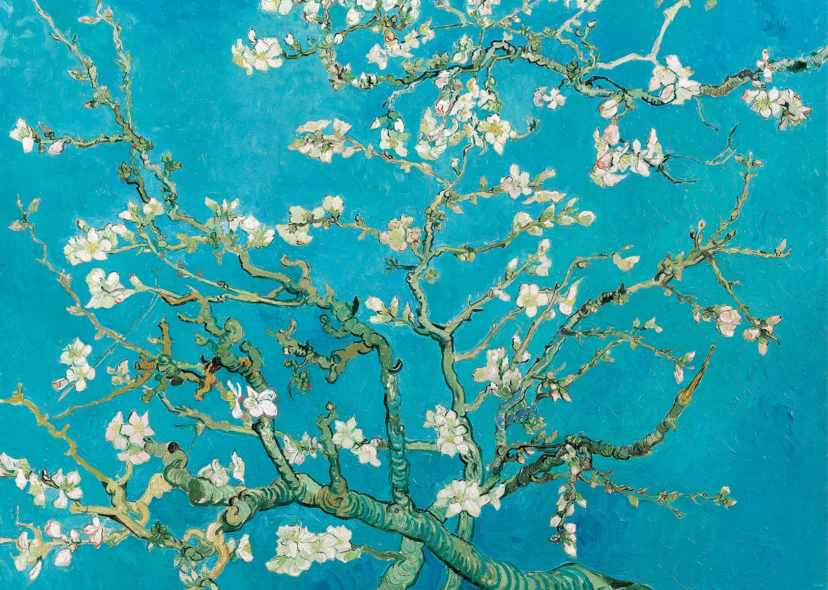Van Gogh Riesenposter Mandelblüten, 1890