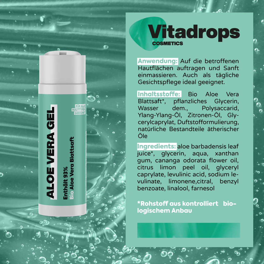 Vitadrops Aloe Vera Gel 93 % - Image 3