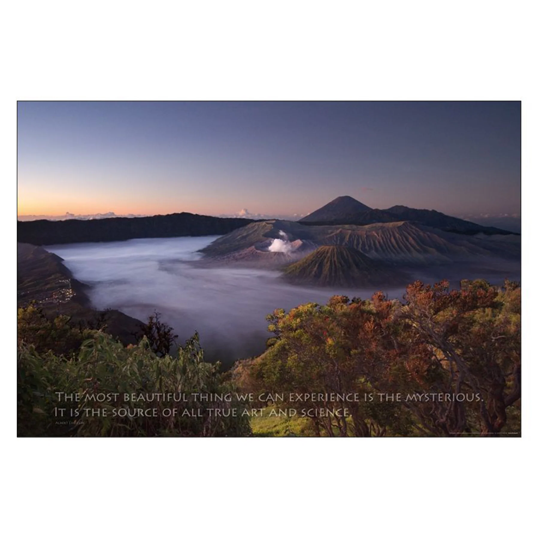 Vulkan Landschaft Poster The Most Beautiful Thing...