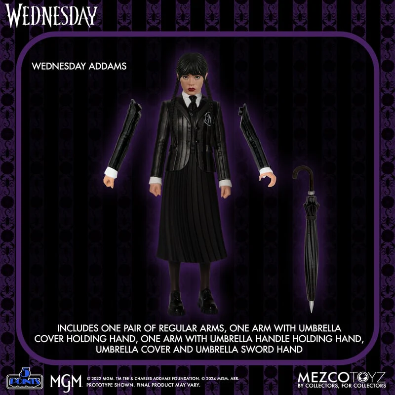 Wednesday 5 Points Figurenset Wednesday & Enid - Image 2
