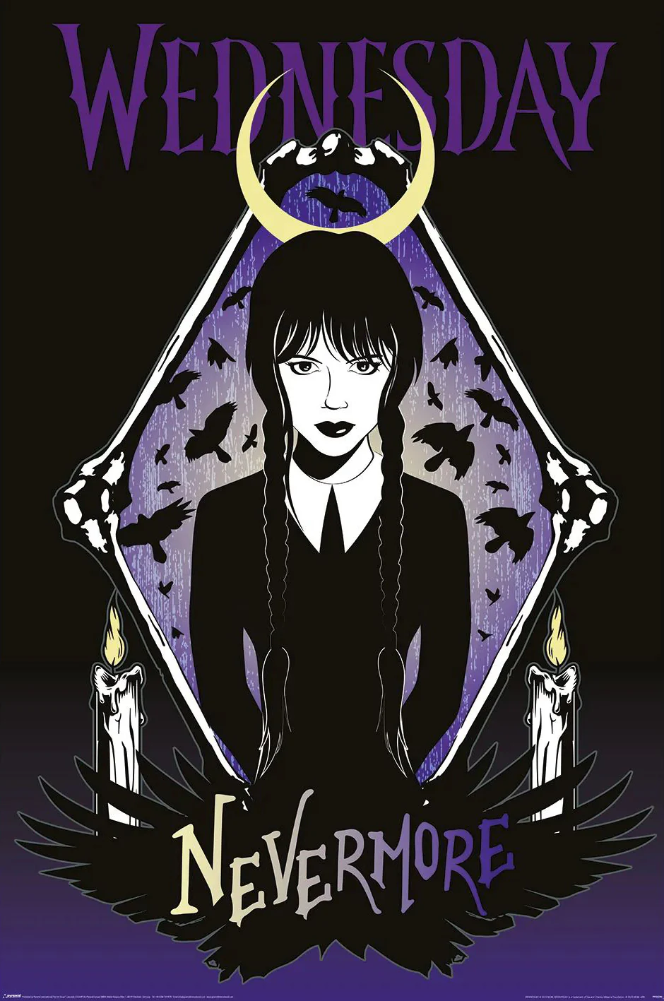 Wednesday Poster Ravens Raben
