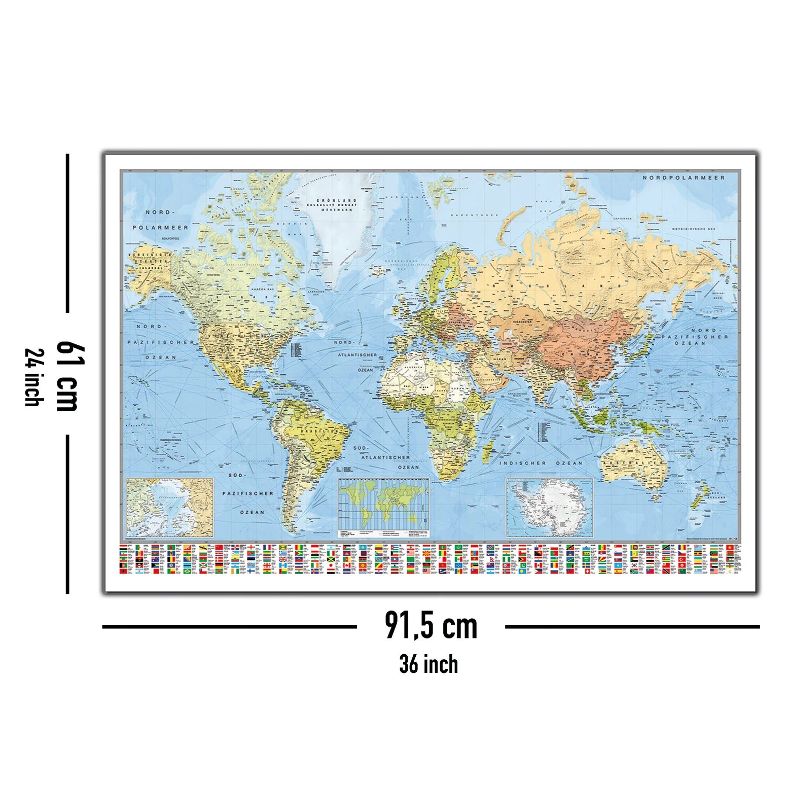 Weltkarte Poster Die Welt - Image 5