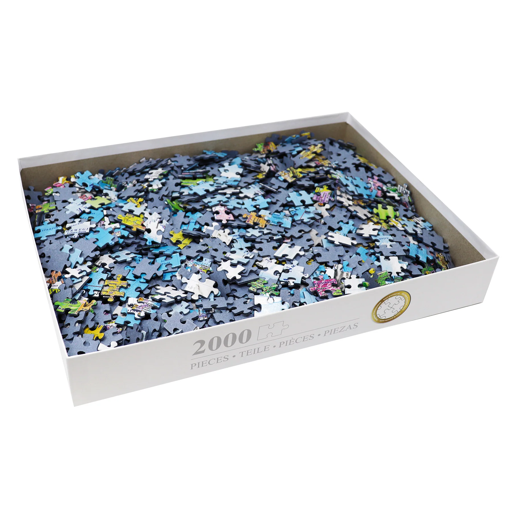 Weltkarte Puzzle 2000 Teile MAPS IN MINUTES - Image 5