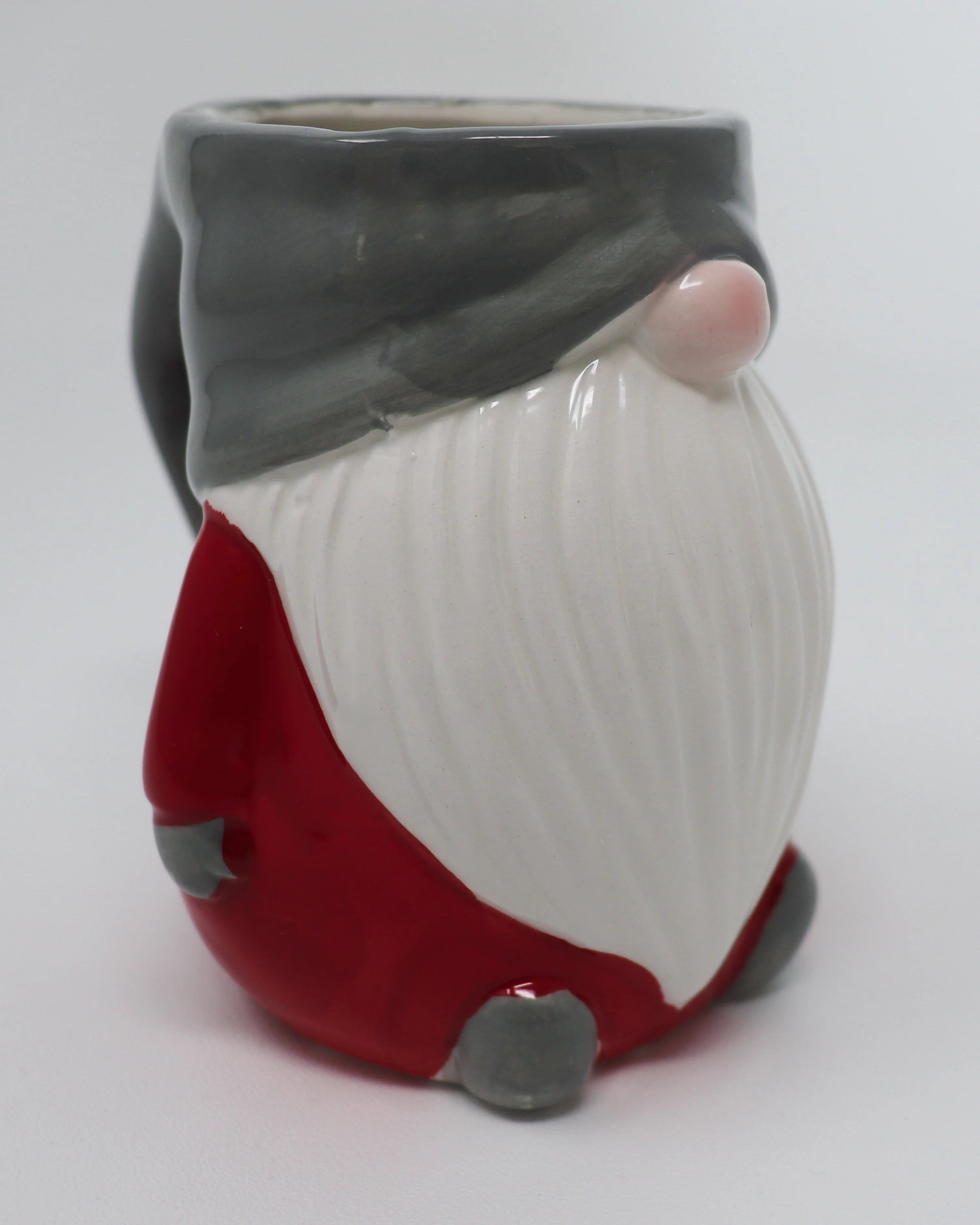 Wichtel Tasse 3D Rot Grau Weiß