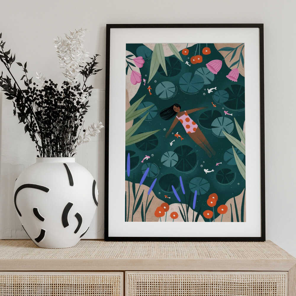 Wild Swimming von Bea Müller - Poster - Image 2