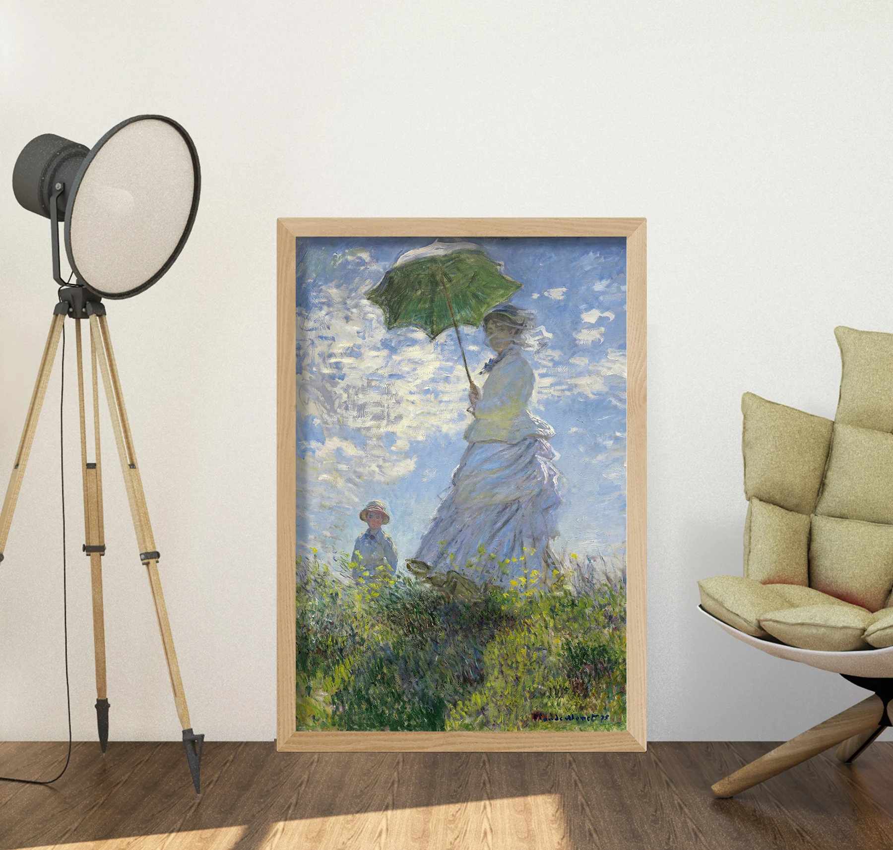 Woman With a Parasol Poster Madame Monet and Her Son - Image 7