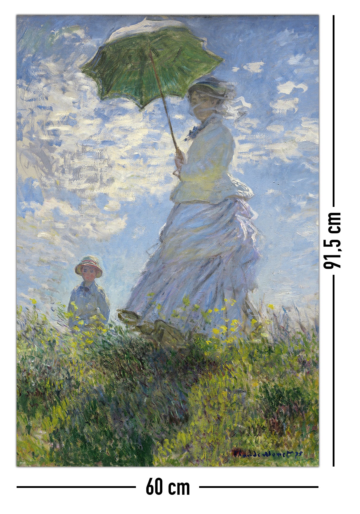 Woman With a Parasol Poster Madame Monet and Her Son - Image 8