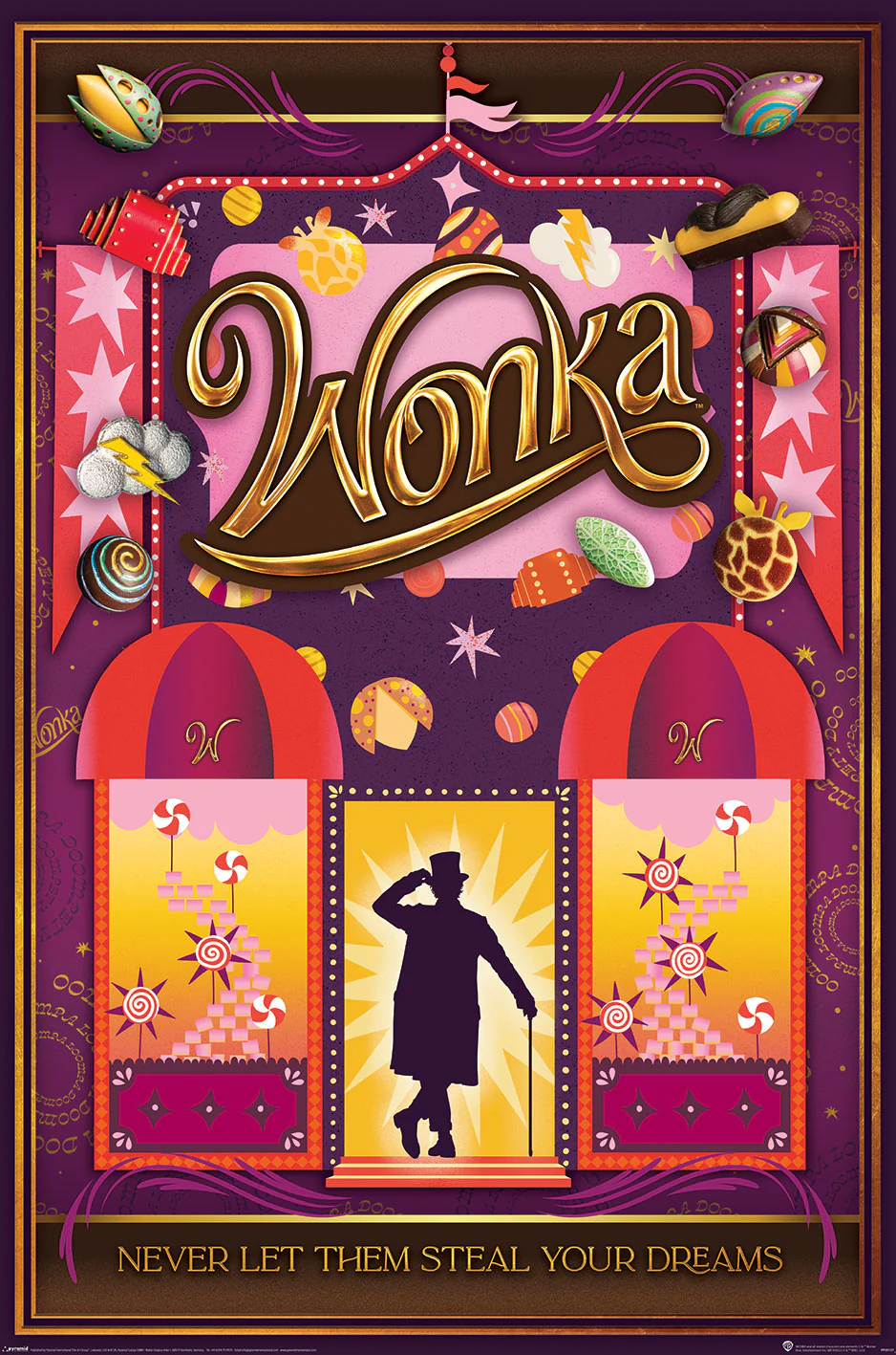 Wonka Poster Never Let Them.. Steal Your Dreams
