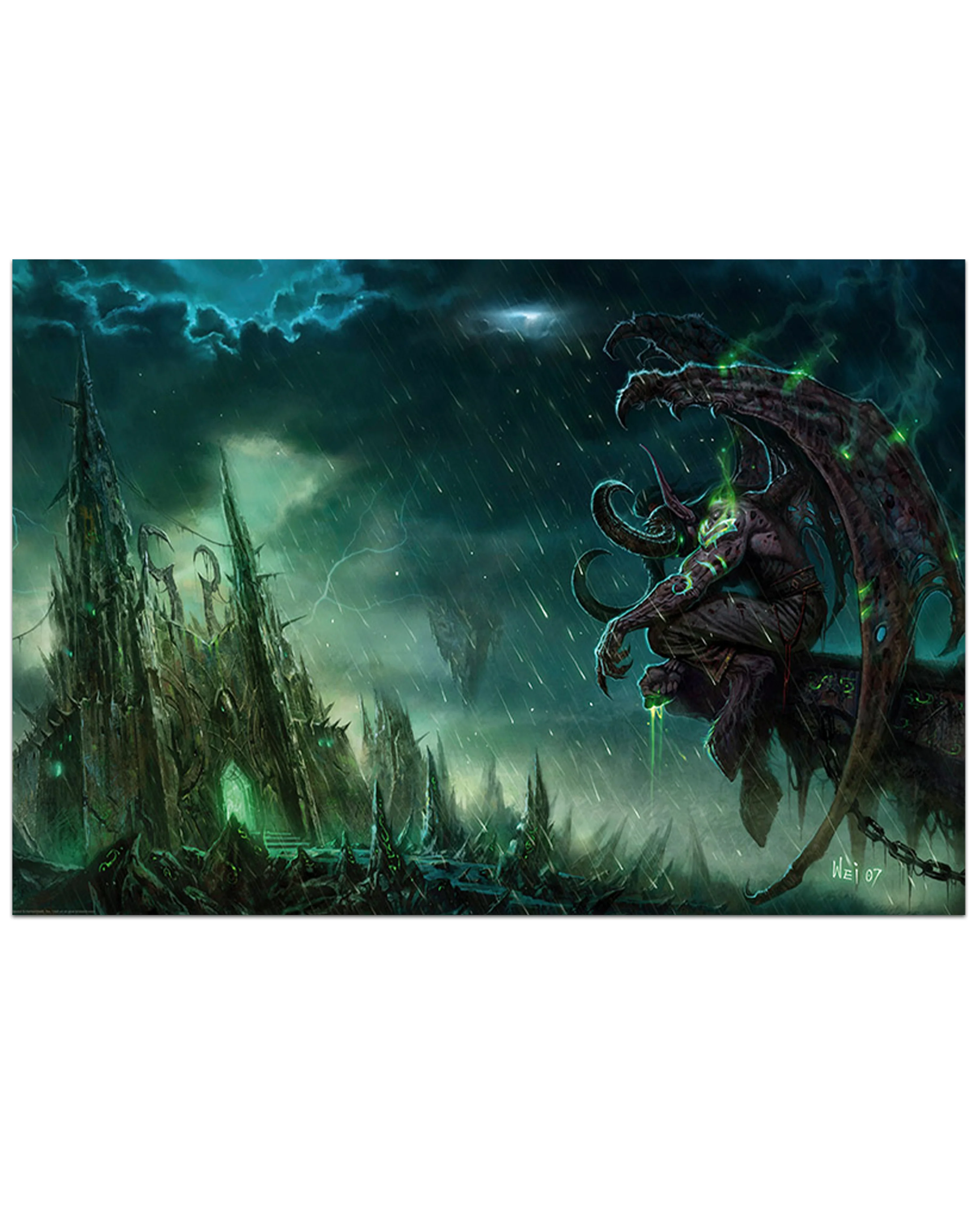 World of Warcraft Poster Illidan Stormrage