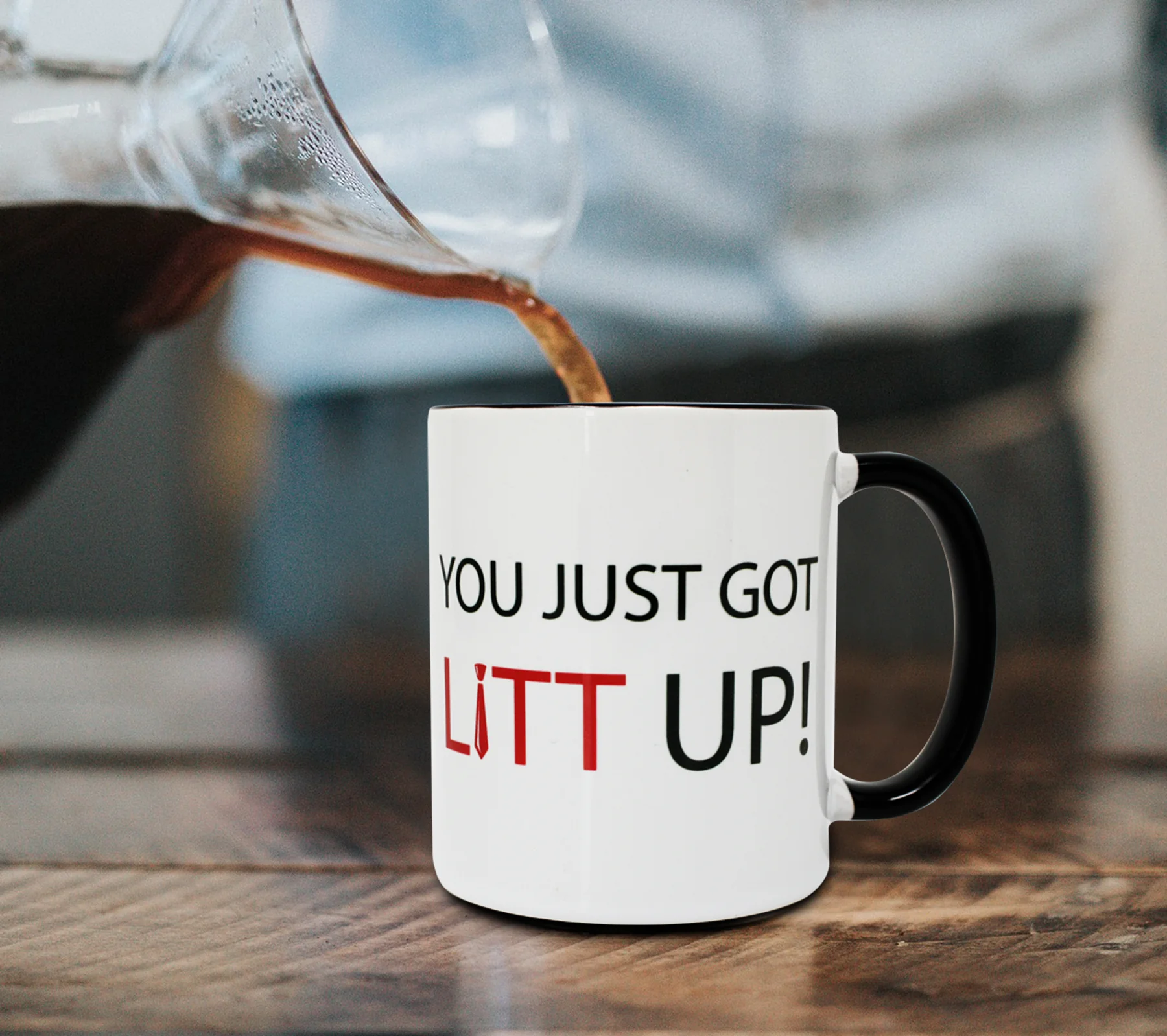 You Just Got Litt Up! Tasse - Image 3